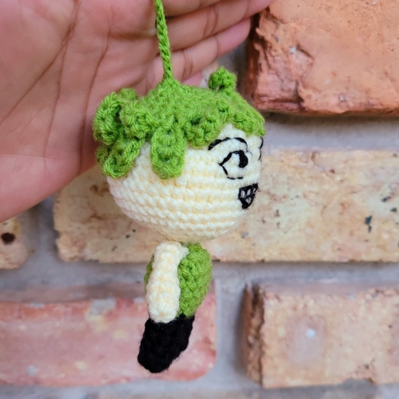 Funky Boy Handmade Keychain | Character Crochet Keychain - Picture 2 of 4